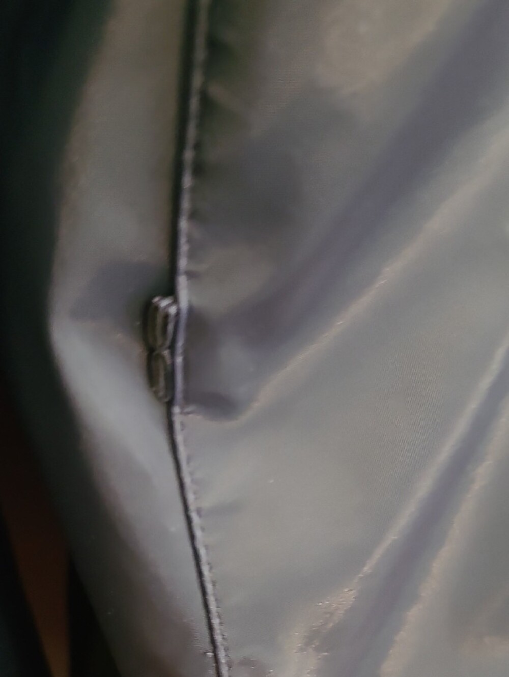 Women's Navy Zip-Front Trench Coat - Picture 3 of 9